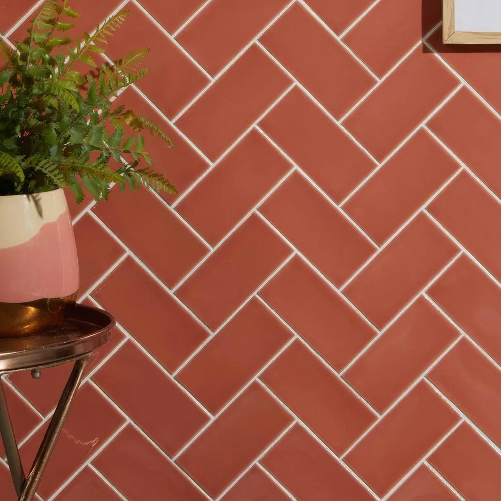 Tunstall Ceramic Brick Coral - Hyperion Tiles
