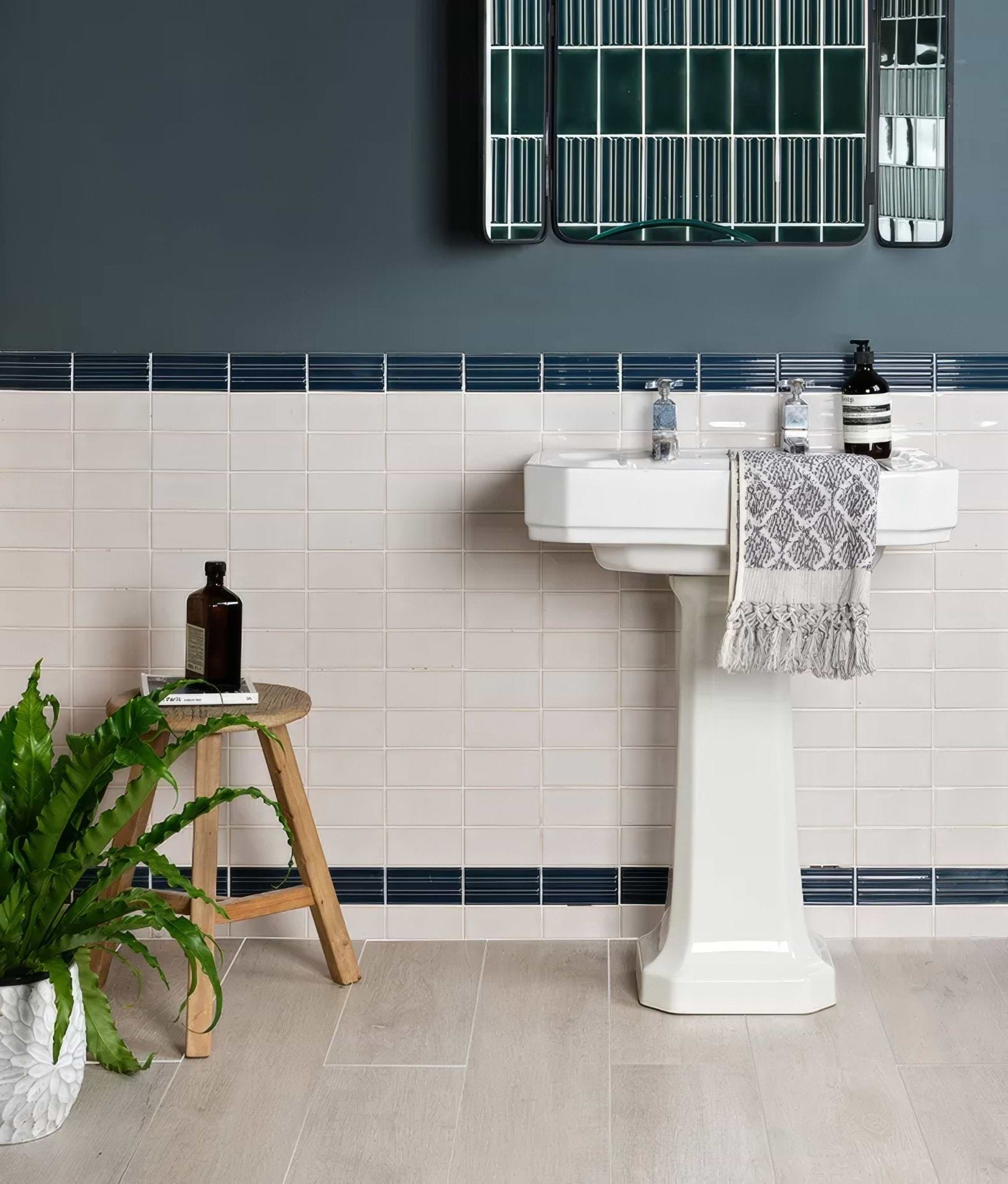 Tunstall Ceramic Brick Deep White - Hyperion Tiles