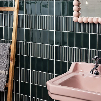 Tunstall Ceramic Brick Royal Green - Hyperion Tiles