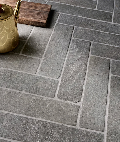 Tyrone Limestone Parquet Seasoned Finish - Hyperion Tiles