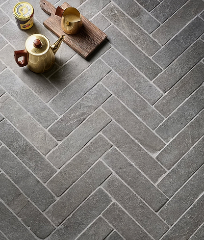Tyrone Limestone Parquet Seasoned Finish - Hyperion Tiles