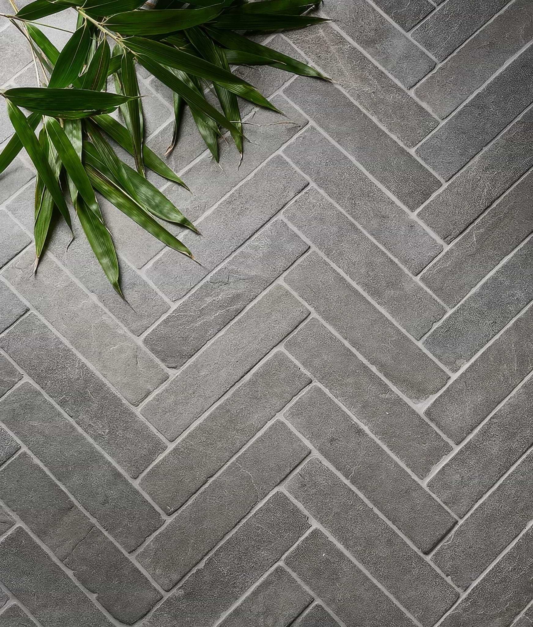 Tyrone Limestone Parquet Seasoned Finish - Hyperion Tiles