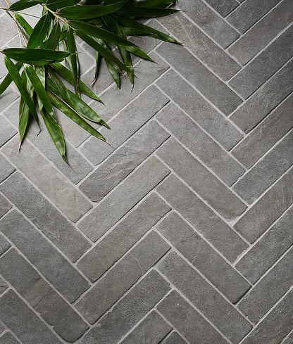 Tyrone Limestone Parquet Seasoned Finish - Hyperion Tiles