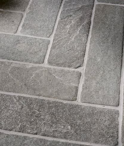 Tyrone Limestone Parquet Seasoned Finish - Hyperion Tiles