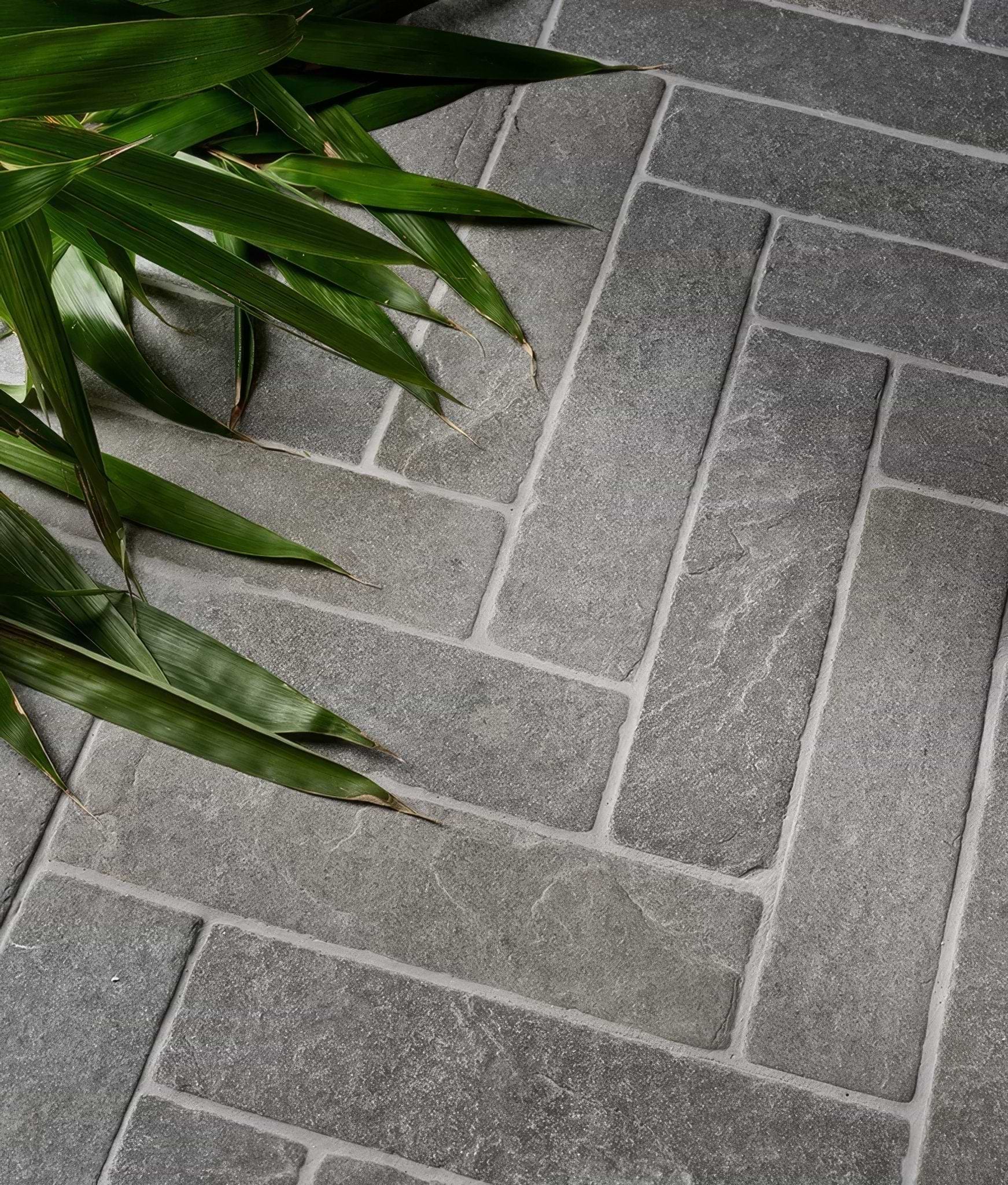 Tyrone Limestone Parquet Seasoned Finish - Hyperion Tiles