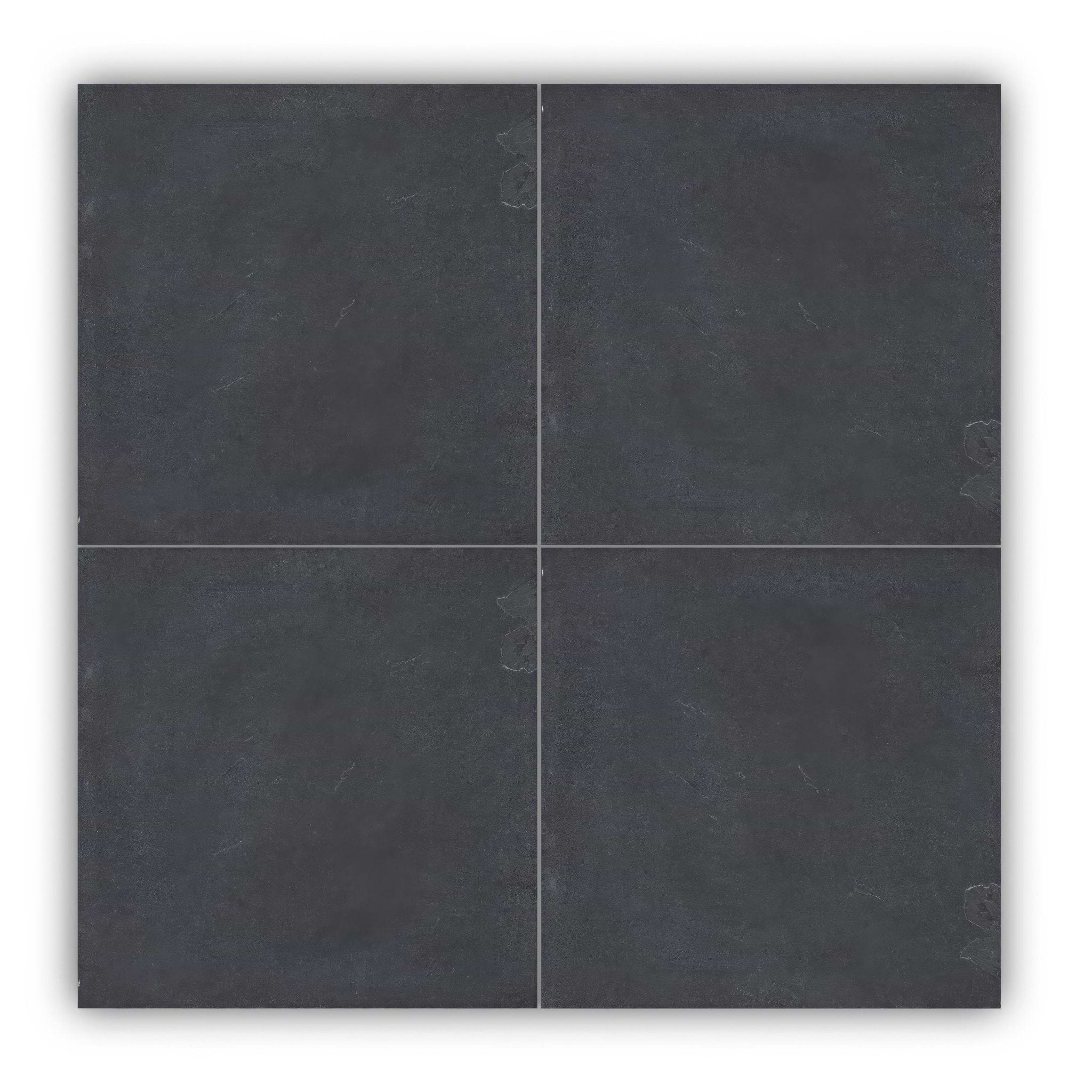 Urban Slate 40 x 40 Black/Grey - Hyperion Tiles