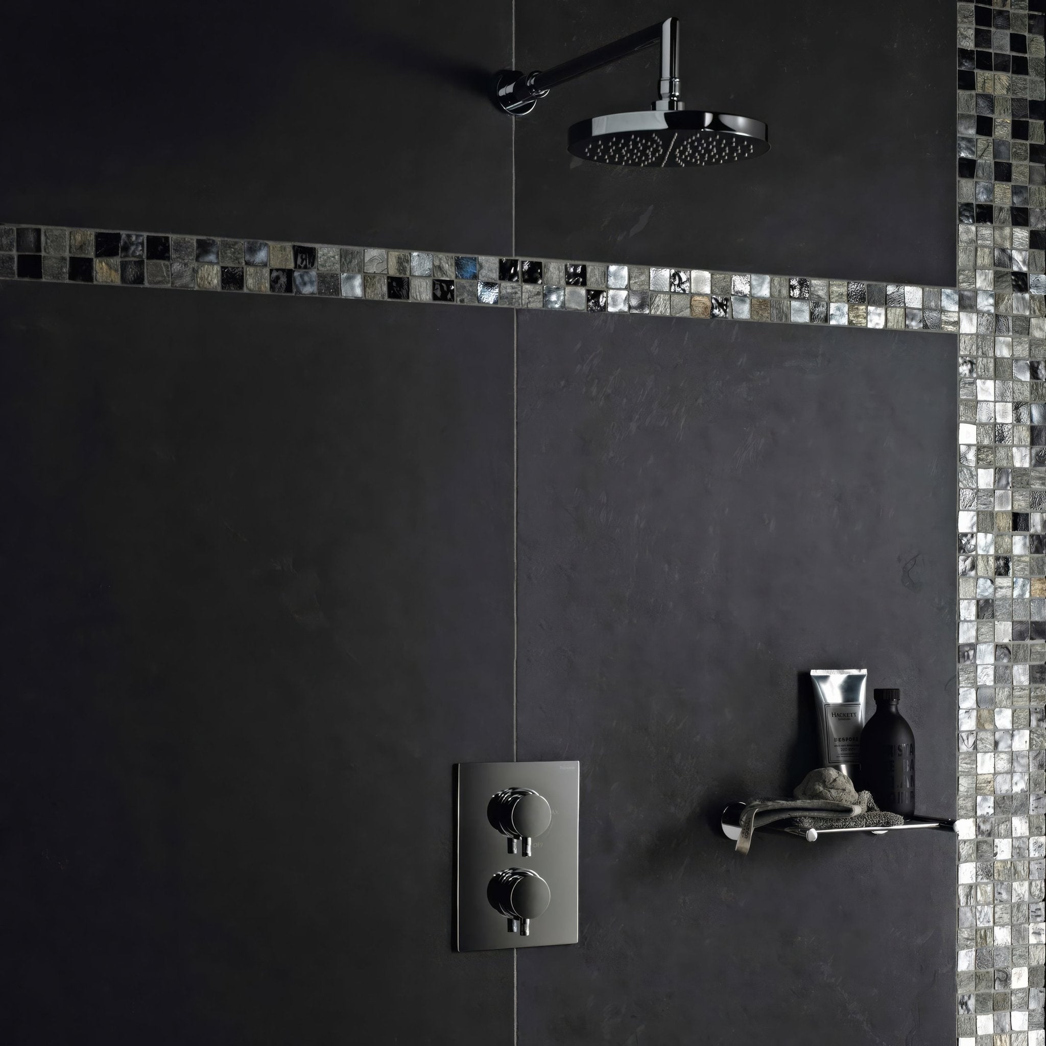 Urban Slate 60 x 60 Black/Grey - Hyperion Tiles