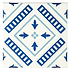 Vannerie Blue on Brilliant White - Hyperion Tiles