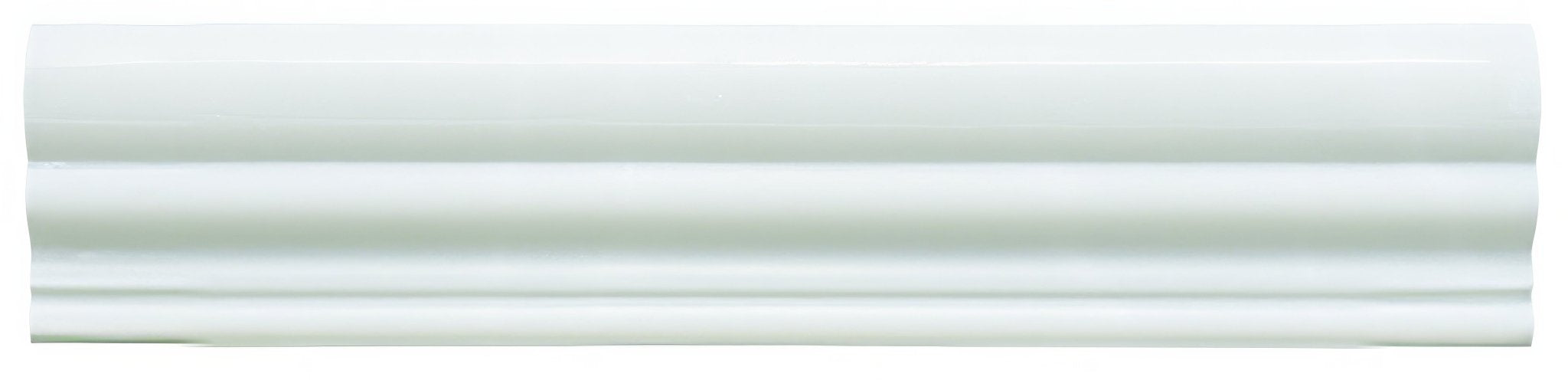 Viano White Honed Chair Rail - Hyperion Tiles