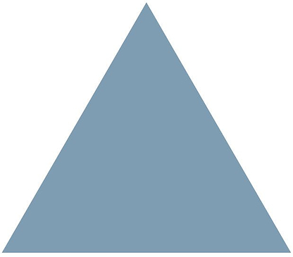 Victorian Floor Tile Equilateral Triangle Colours 104 x 89mm - Hyperion Tiles