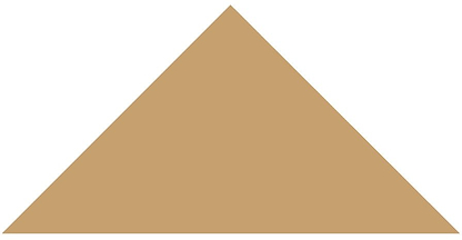 Victorian Floor Tile Triangle Colours 149 x 106 x 106mm - Hyperion Tiles
