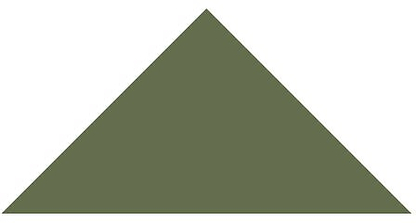 Victorian Floor Tile Triangle Colours 73 x 52 x 52mm - Hyperion Tiles