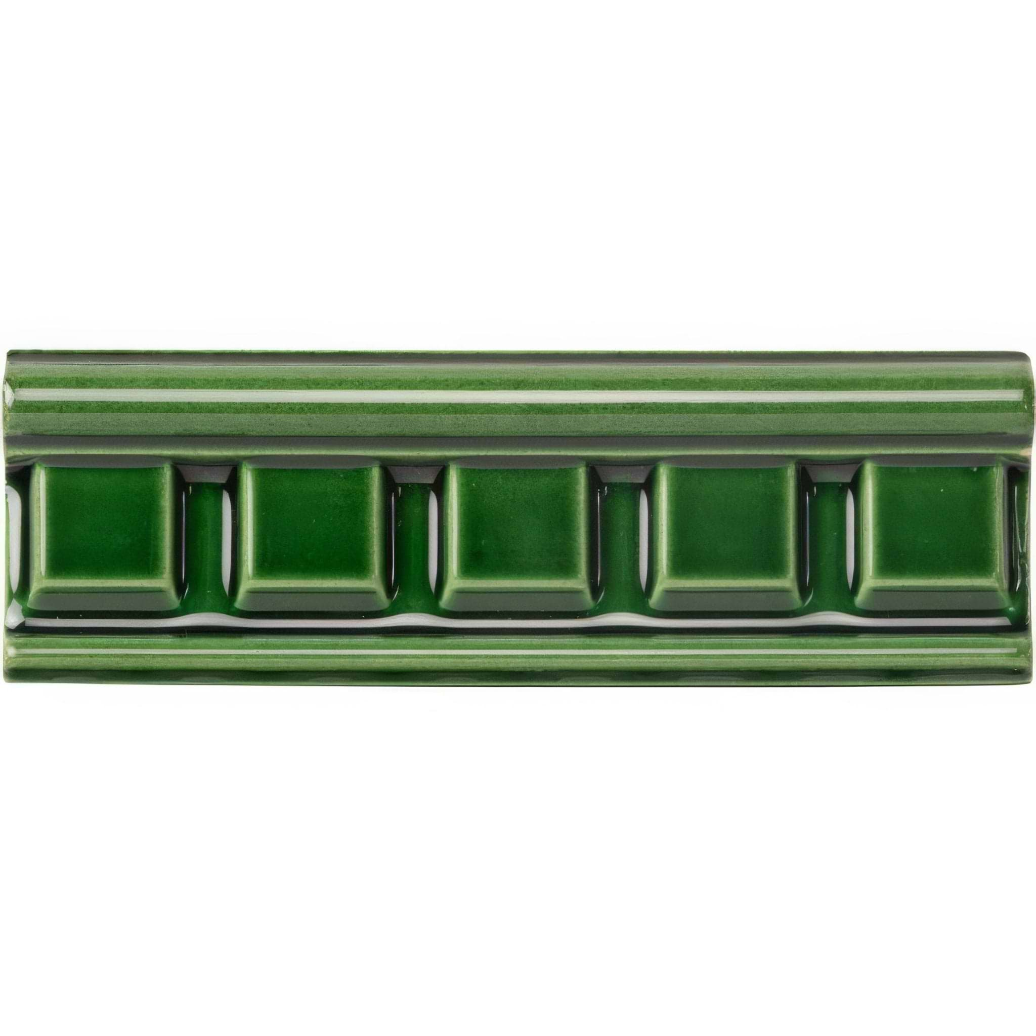 Victorian Green Dentil Moulding - Hyperion Tiles