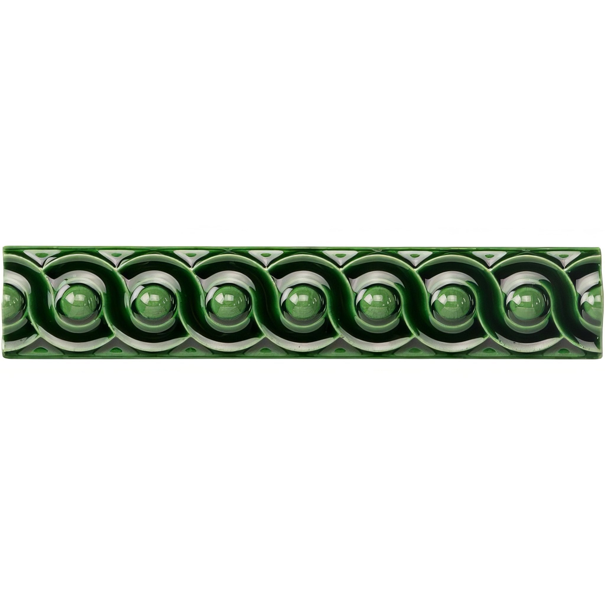 Victorian Green Scroll Moulding - Hyperion Tiles