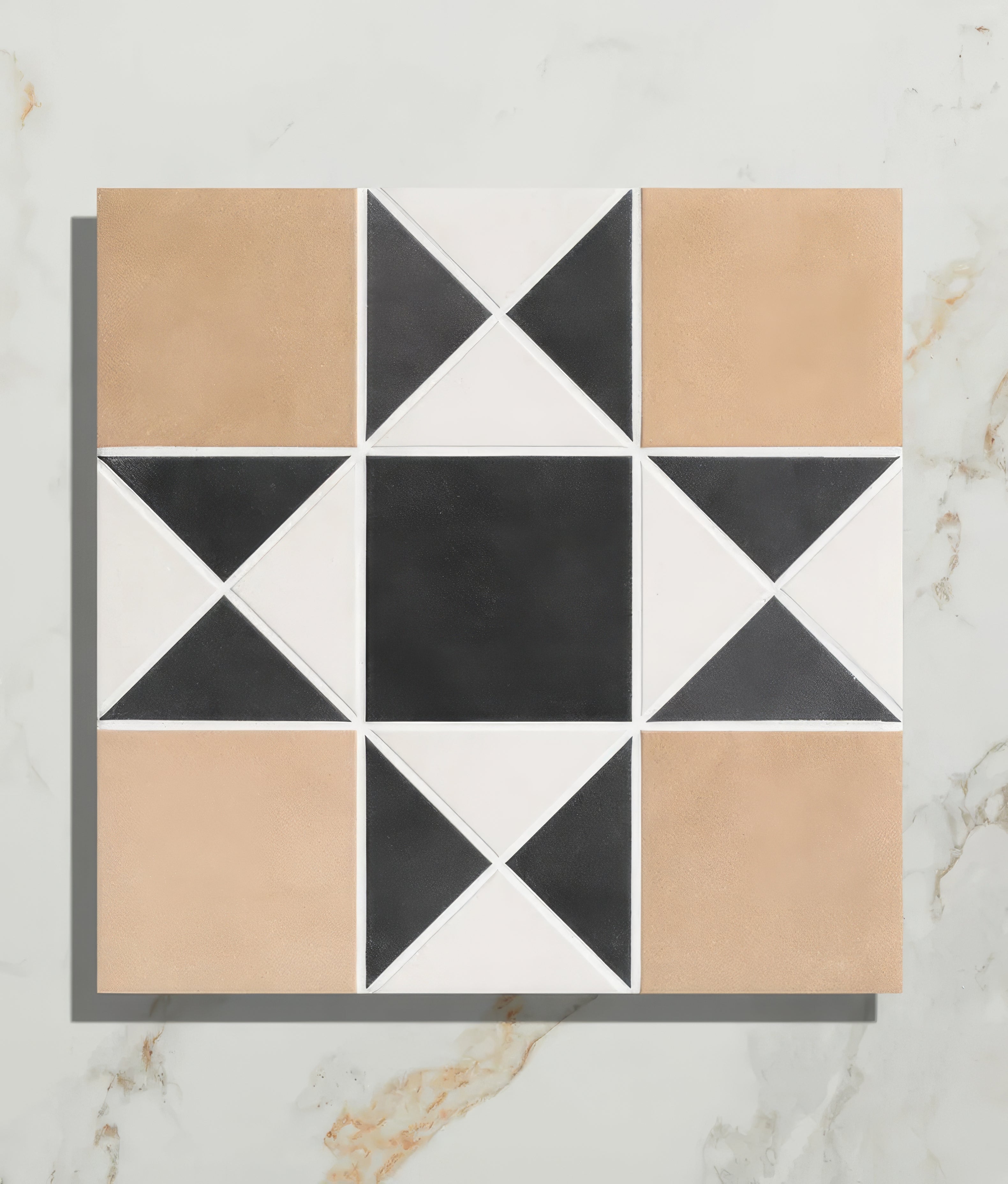 Victorian Style Porcelain Finchley Pattern Sandstone - Hyperion Tiles