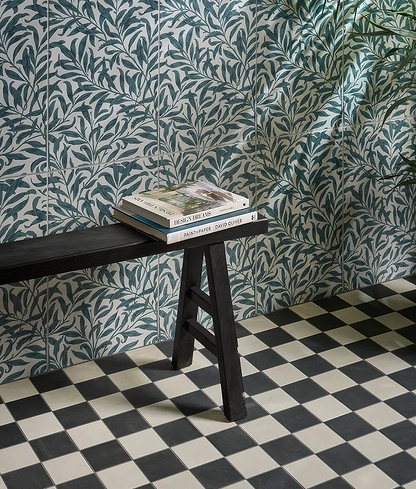 Victorian Style Porcelain Chess Mono A - Hyperion Tiles