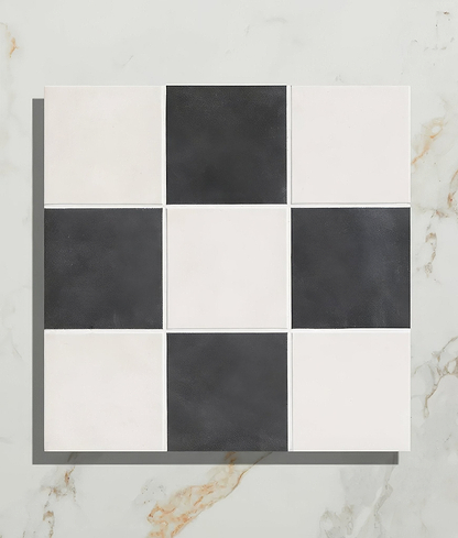 Victorian Style Porcelain Chess Mono B - Hyperion Tiles