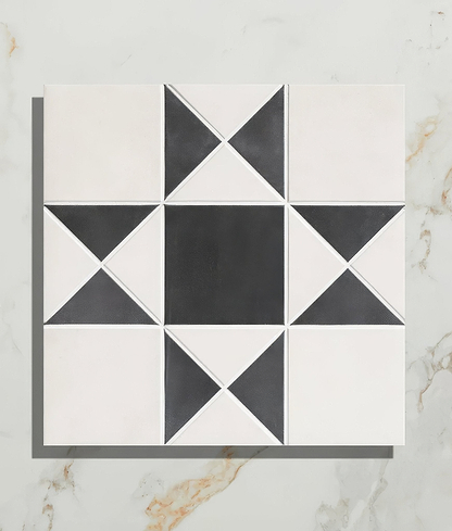 Victorian Style Porcelain Finchley Pattern Cotton White - Hyperion Tiles