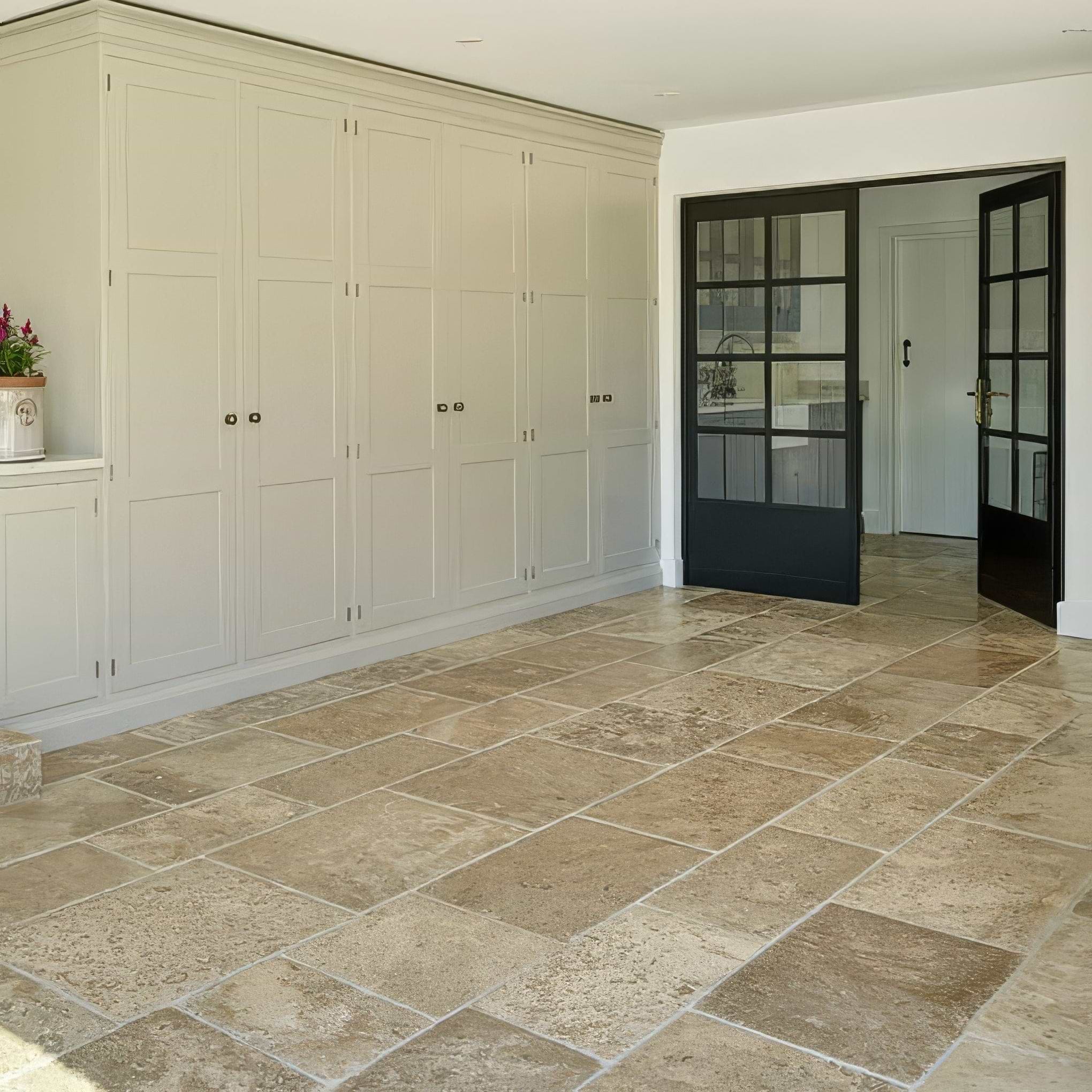Vieux Bourgogne Limestone Artisan Antiqued Finish By Hyperion Tiles