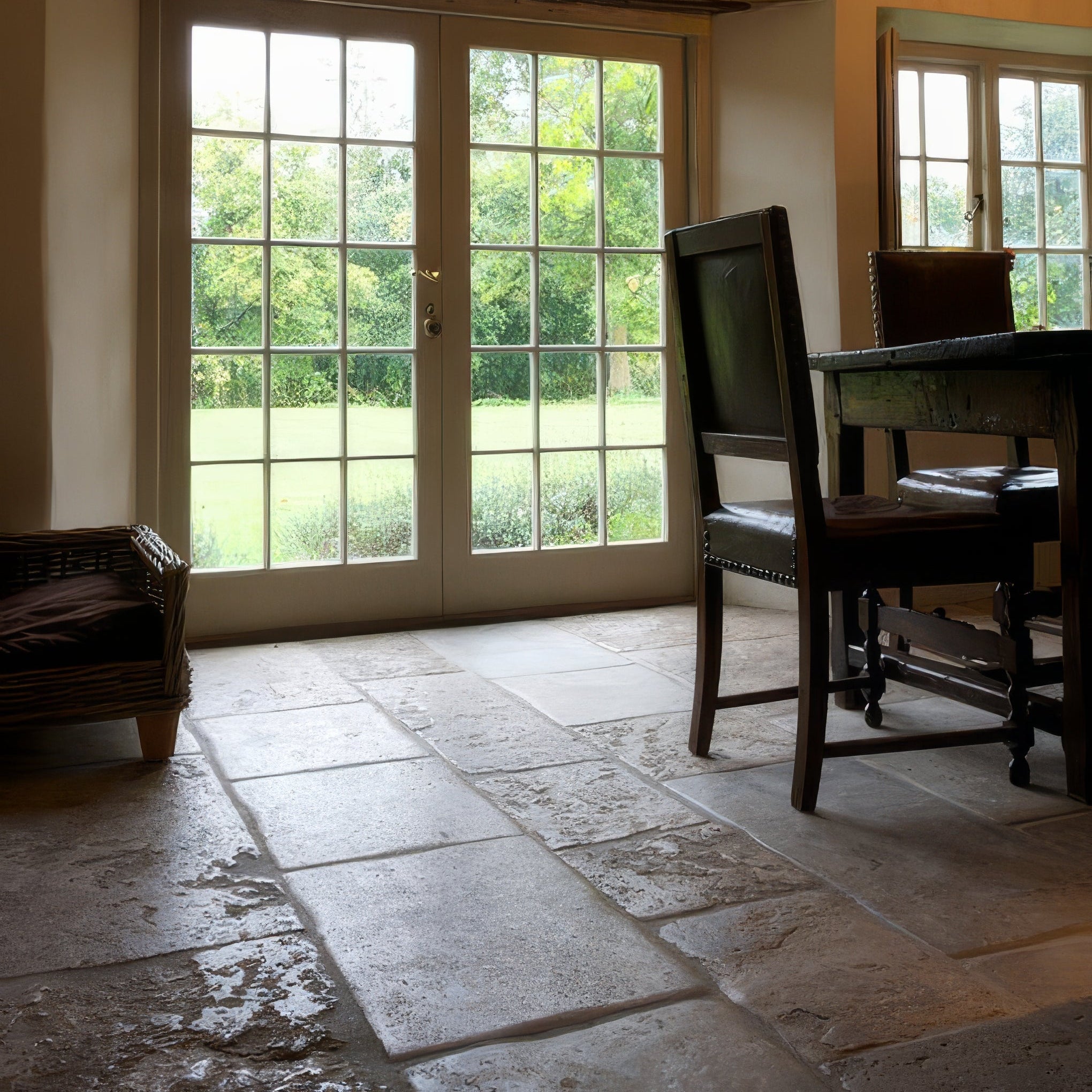 Vieux Bourgogne Limestone Artisan Antiqued Finish By Hyperion Tiles