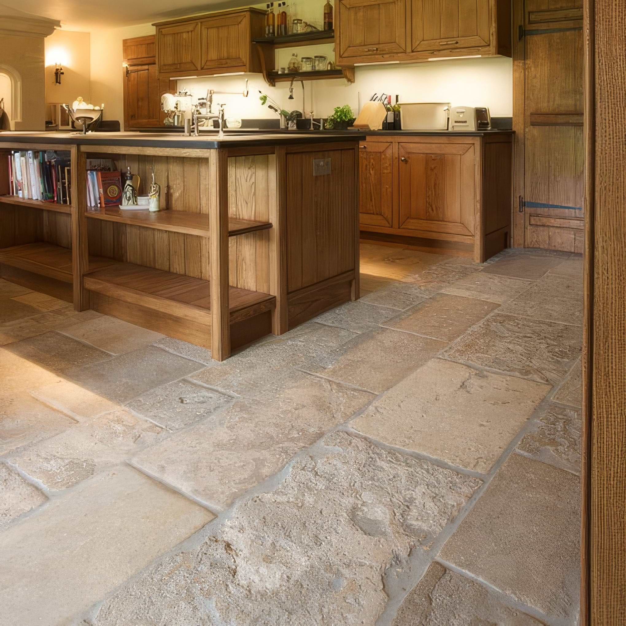 Vieux Bourgogne Limestone Artisan Antiqued Finish By Hyperion Tiles
