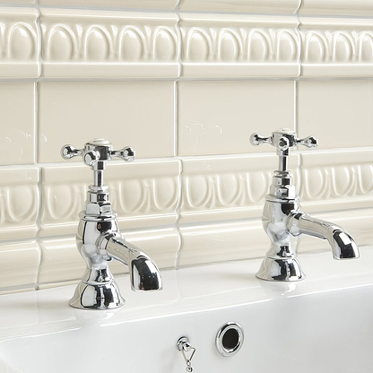 Vintage White Egg & Dart Moulding - Hyperion Tiles