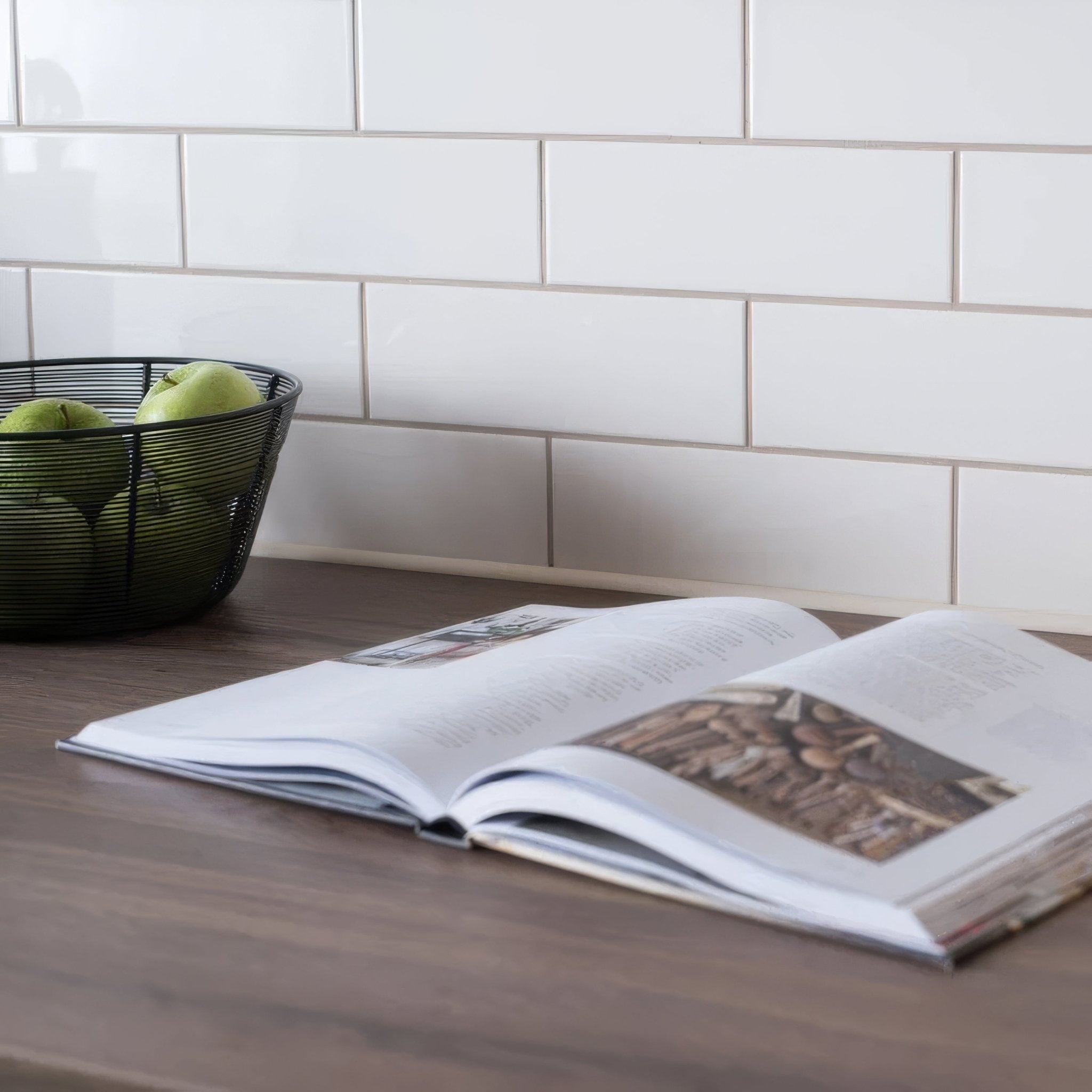 Vintage White Large Brick - Hyperion Tiles