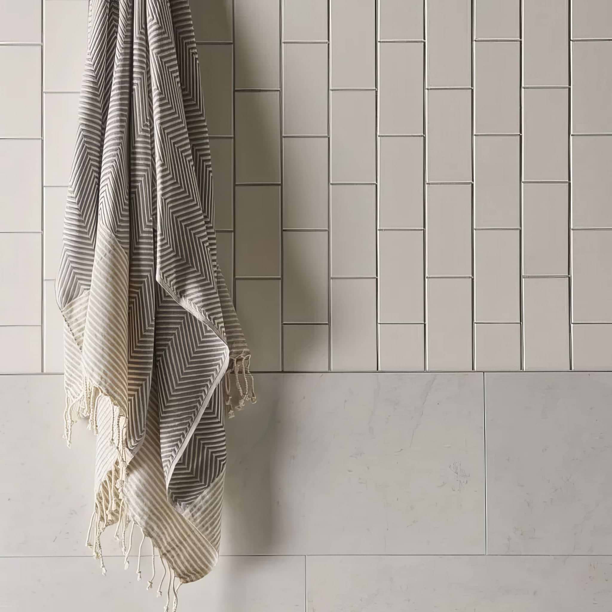 Vintage White Large Brick - Hyperion Tiles