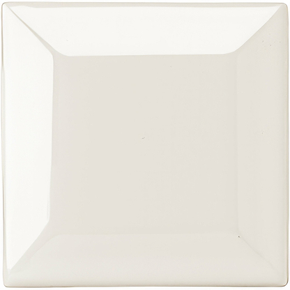 Vintage White Metro Bevelled Tile 75 x 75mm - Hyperion Tiles