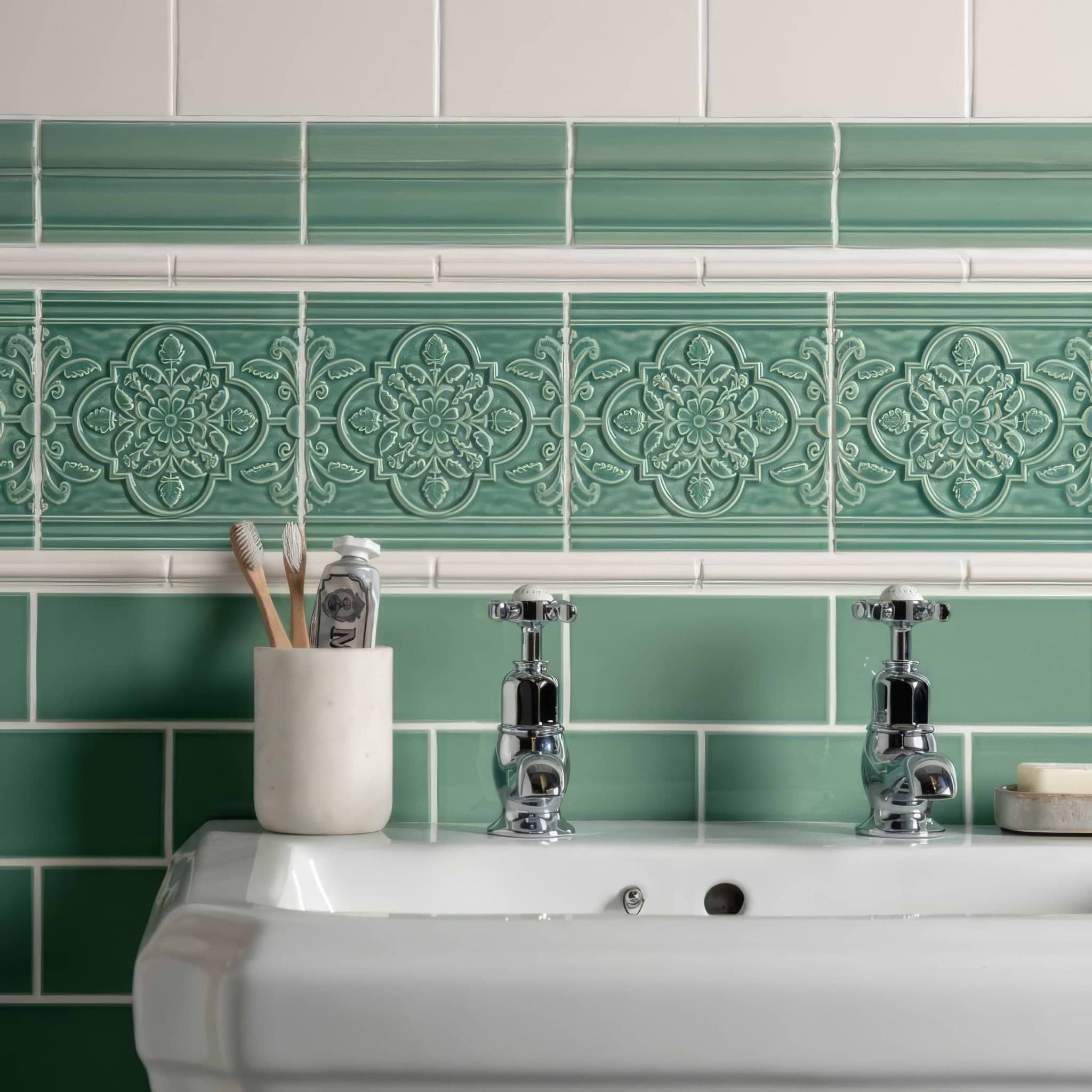 Vintage White Sigma Moulding - Hyperion Tiles