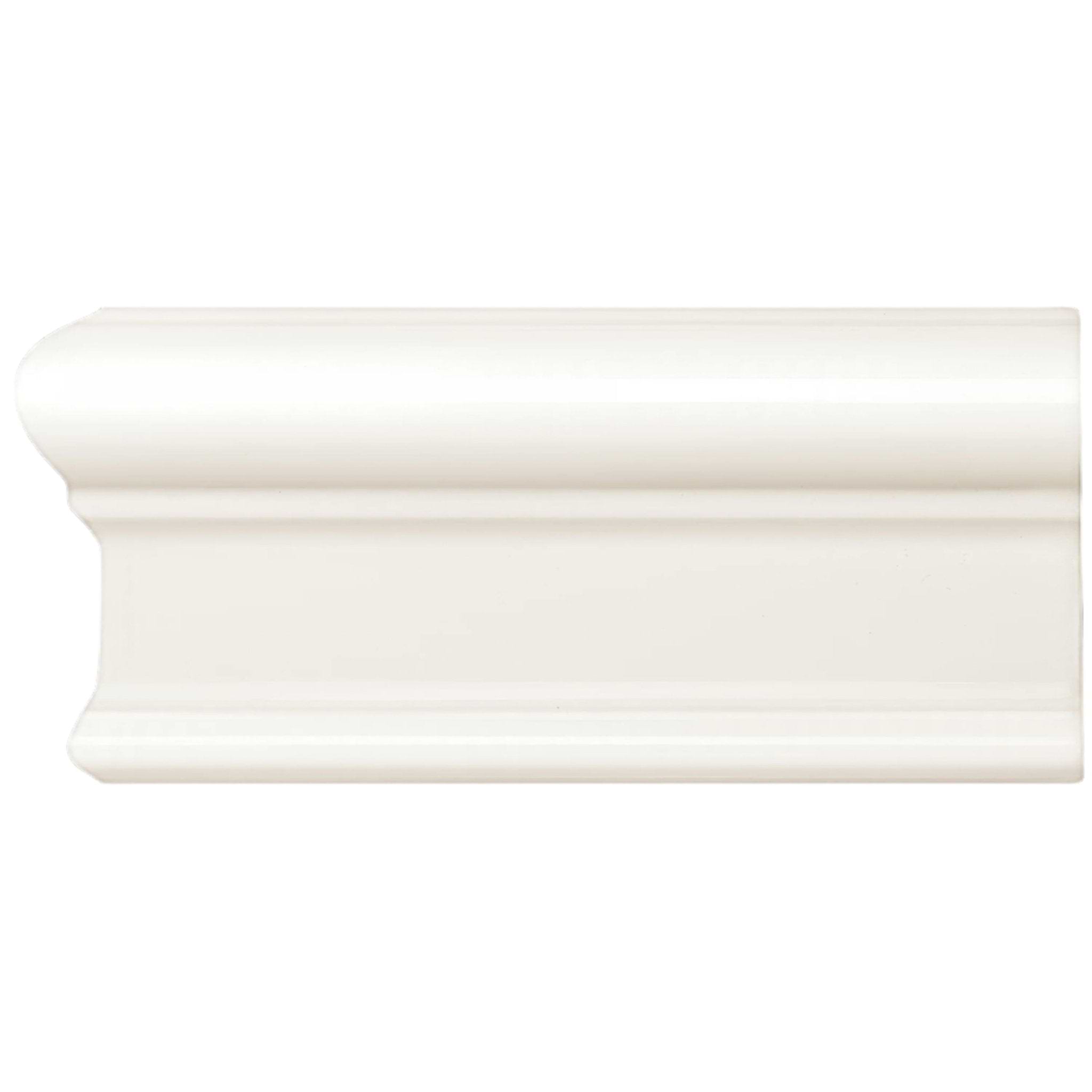 Vintage White Victoria Left Corner - Hyperion Tiles