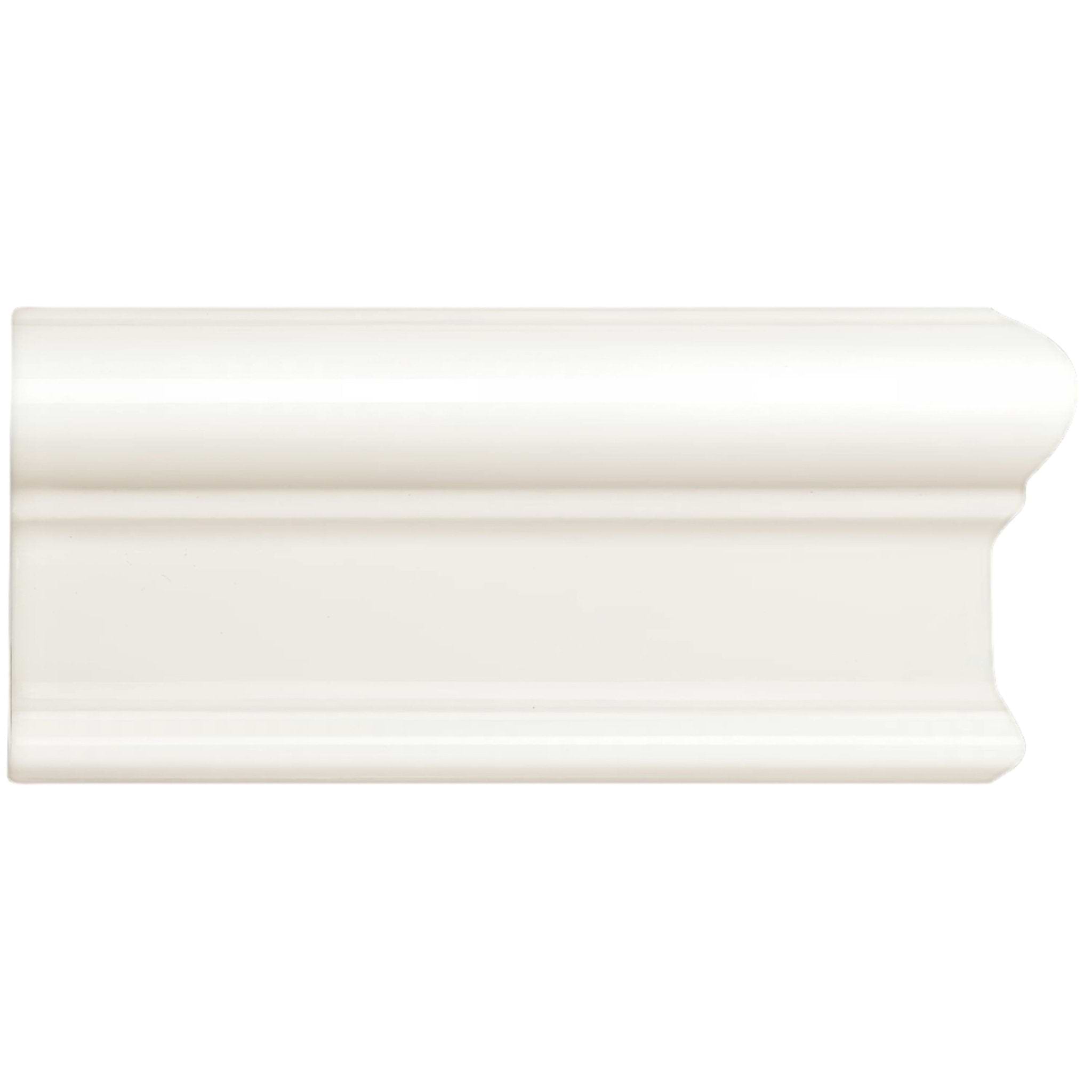 Vintage White Victoria Right Corner - Hyperion Tiles