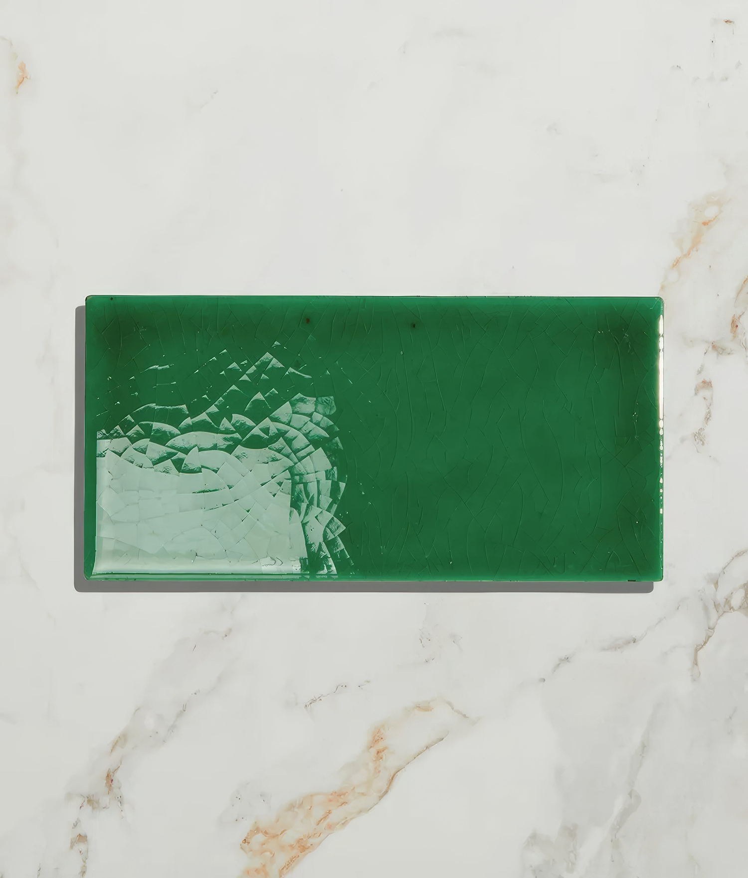 Emerald Green Metro Crackle Glaze - Hyperion Tiles