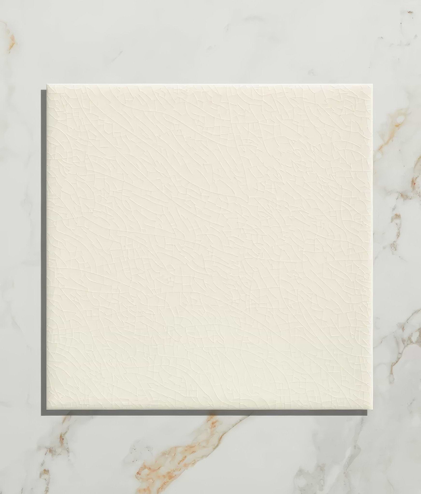 Wall Ceramic Antique White Square Crackle Glaze - Hyperion Tiles
