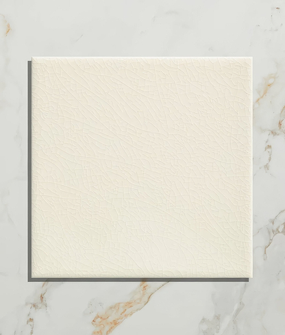 Wall Ceramic Antique White Square Crackle Glaze - Hyperion Tiles