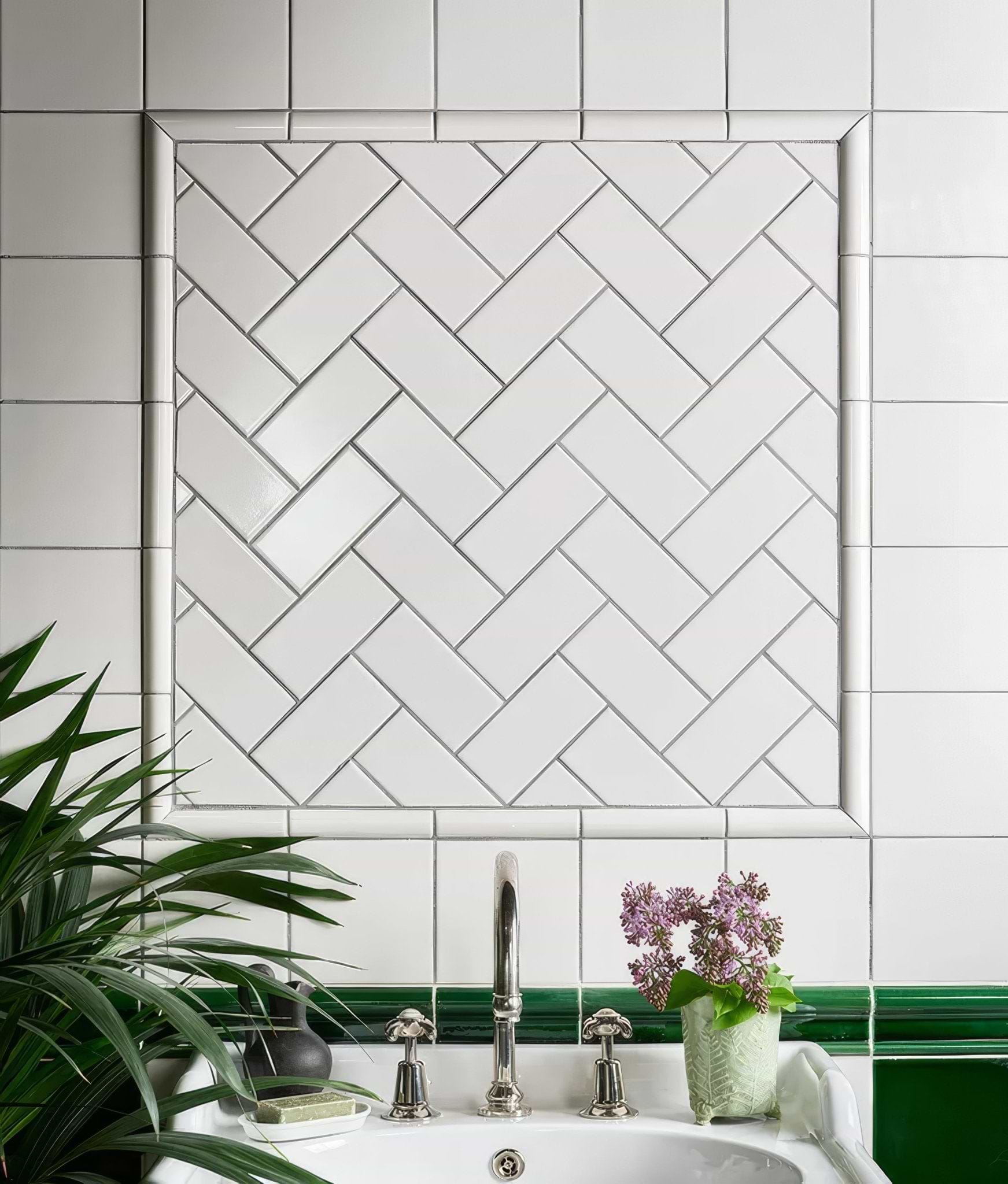 Wall Ceramic Antique White Square Crackle Glaze - Hyperion Tiles