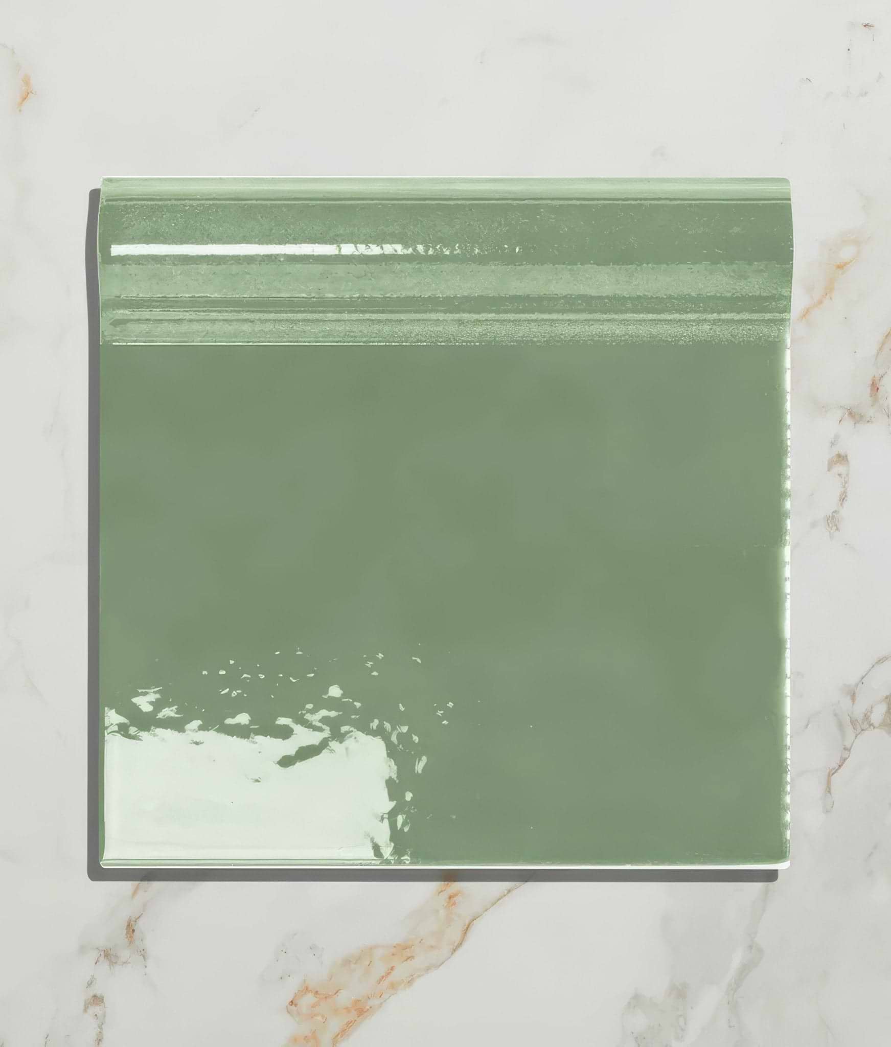 Wall Ceramic Cabbage Green Skirting - Hyperion Tiles