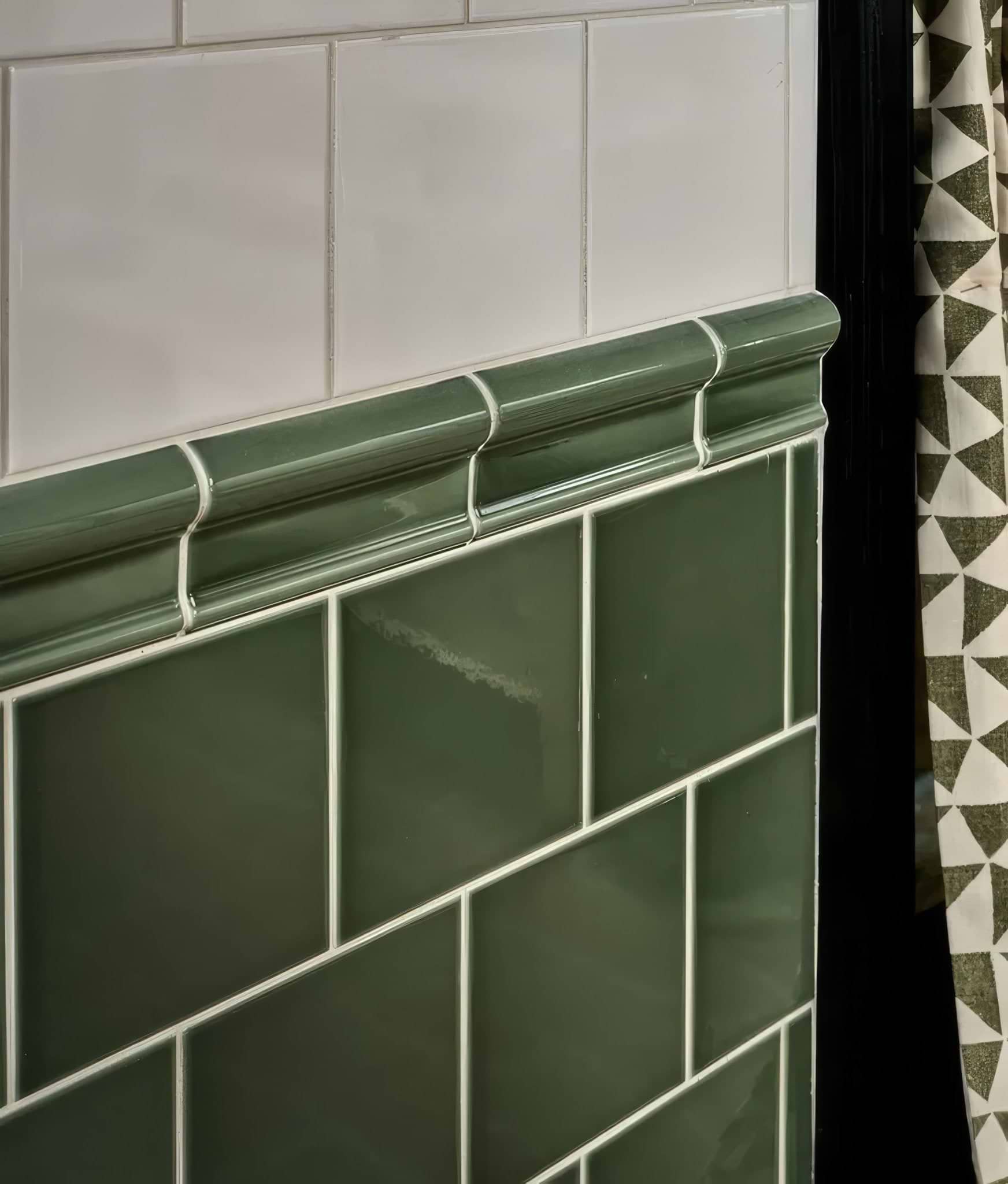 Wall Ceramic Cabbage Green Square Crackle Glaze - Hyperion Tiles