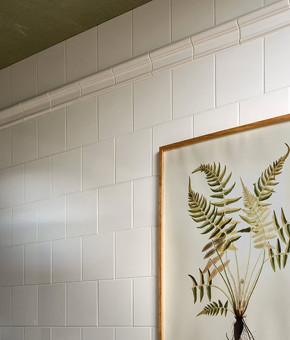 Wall Ceramic Cotton White Dado - Hyperion Tiles