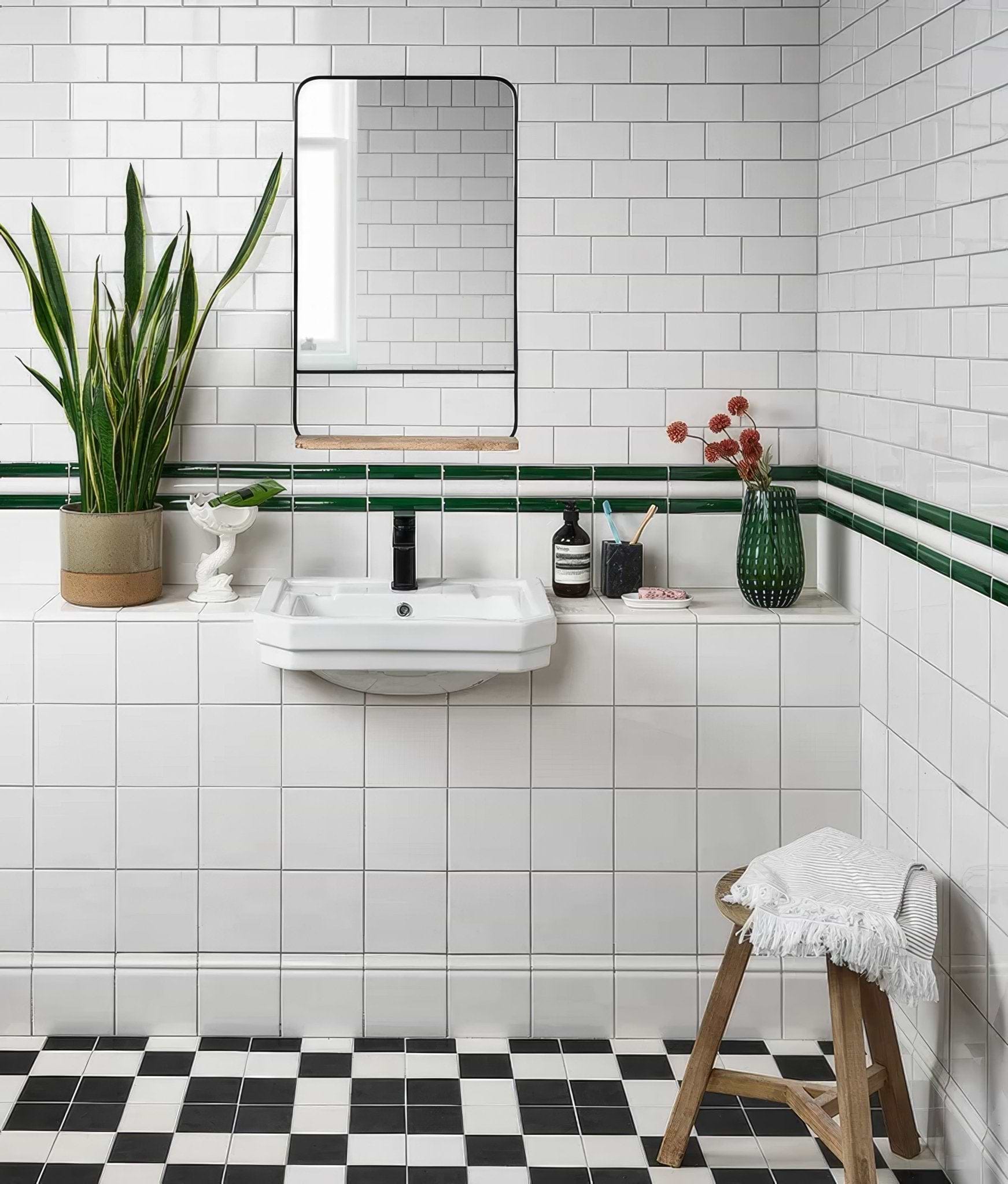 Wall Ceramic Cotton White Square Crackle Glaze - Hyperion Tiles