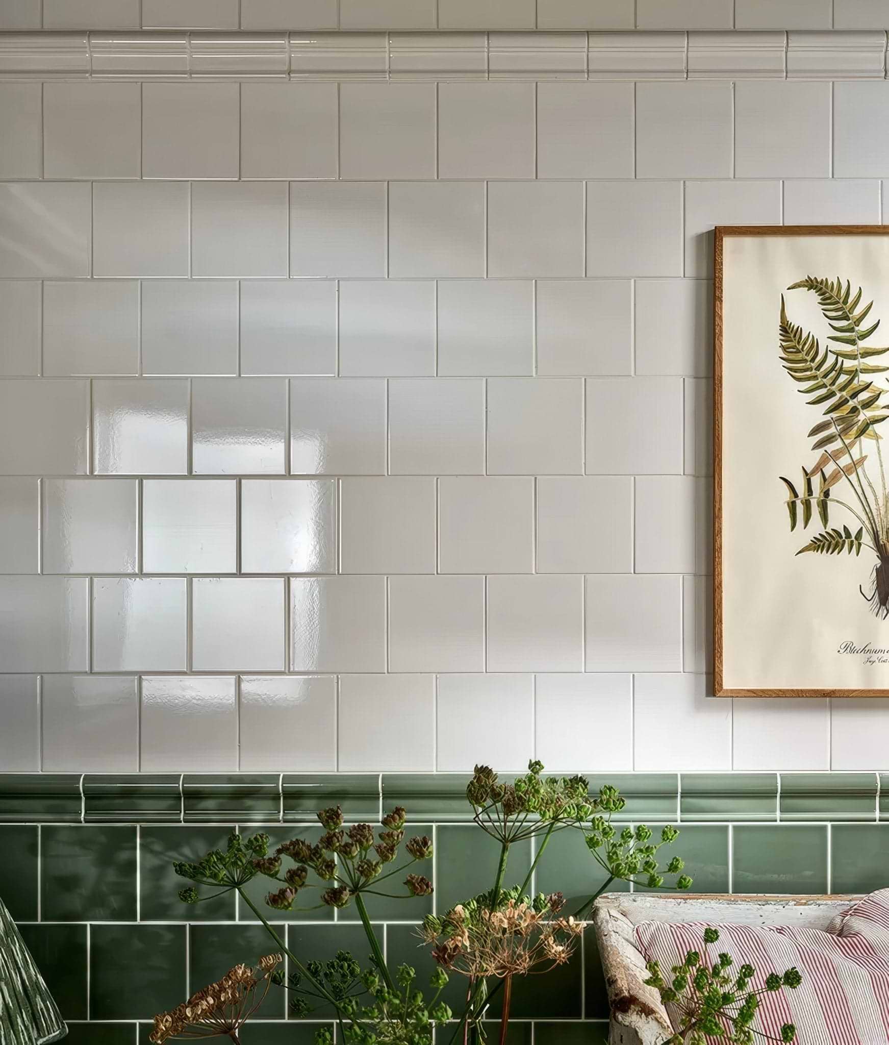 Wall Ceramic Cotton White Square Crackle Glaze - Hyperion Tiles