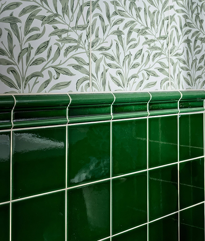 Wall Ceramic Olive Green Dado - Hyperion Tiles