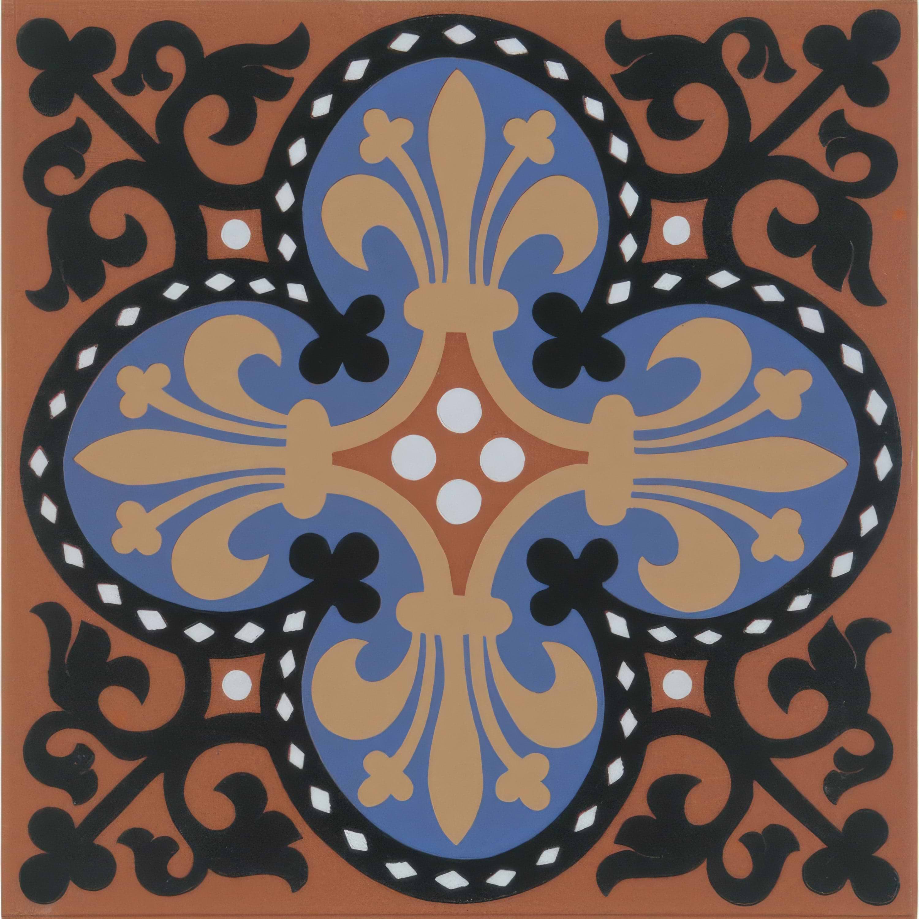 Wellesley Black/Blue - Hyperion Tiles