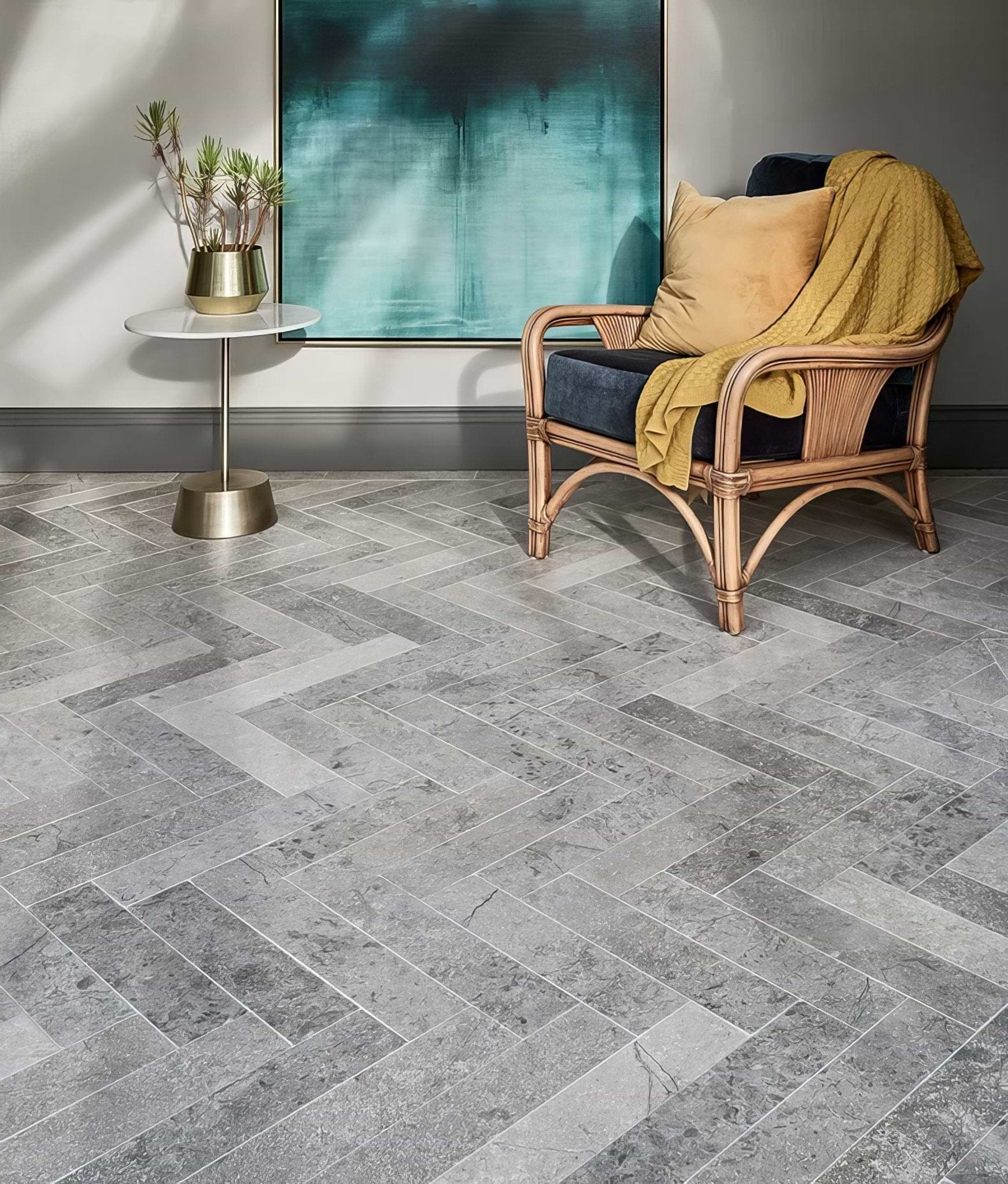 Weltzner Limestone Parquet Satino Finish - Hyperion Tiles