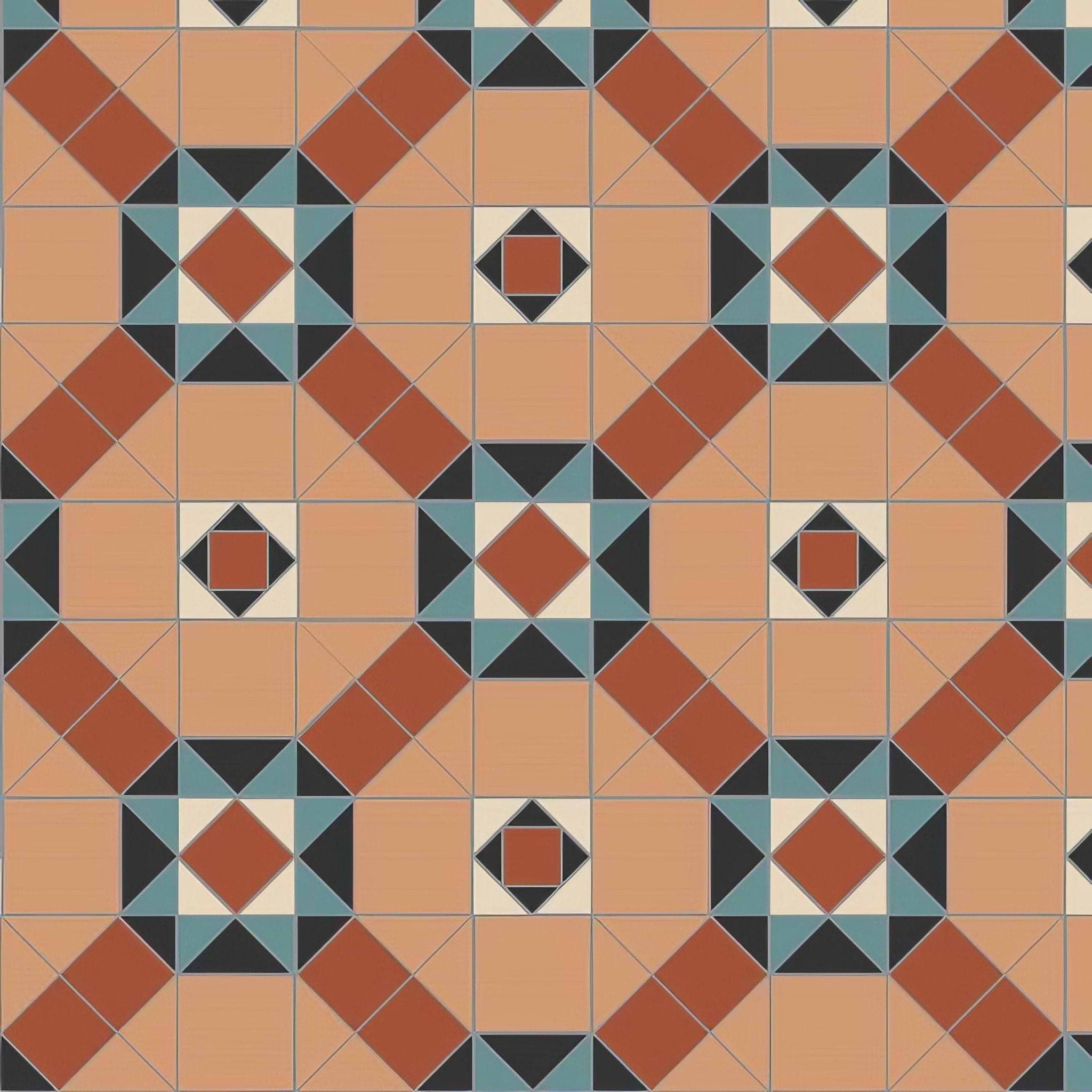 Westminster Black, Blue, Buff, Red, & White - Hyperion Tiles