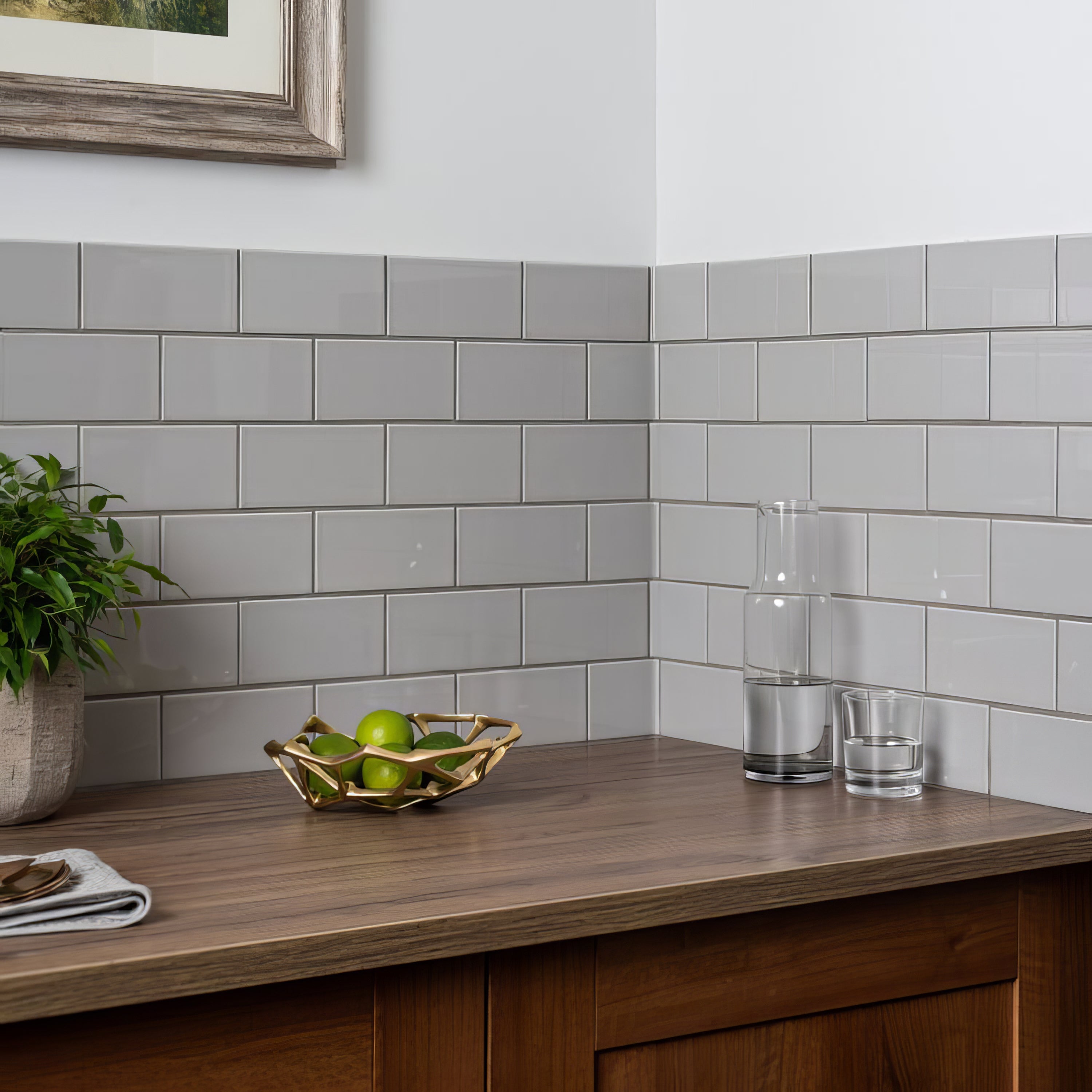 Westminster Grey Half Tile - Hyperion Tiles