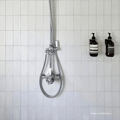 White Glazed Metro Tile - Hyperion Tiles