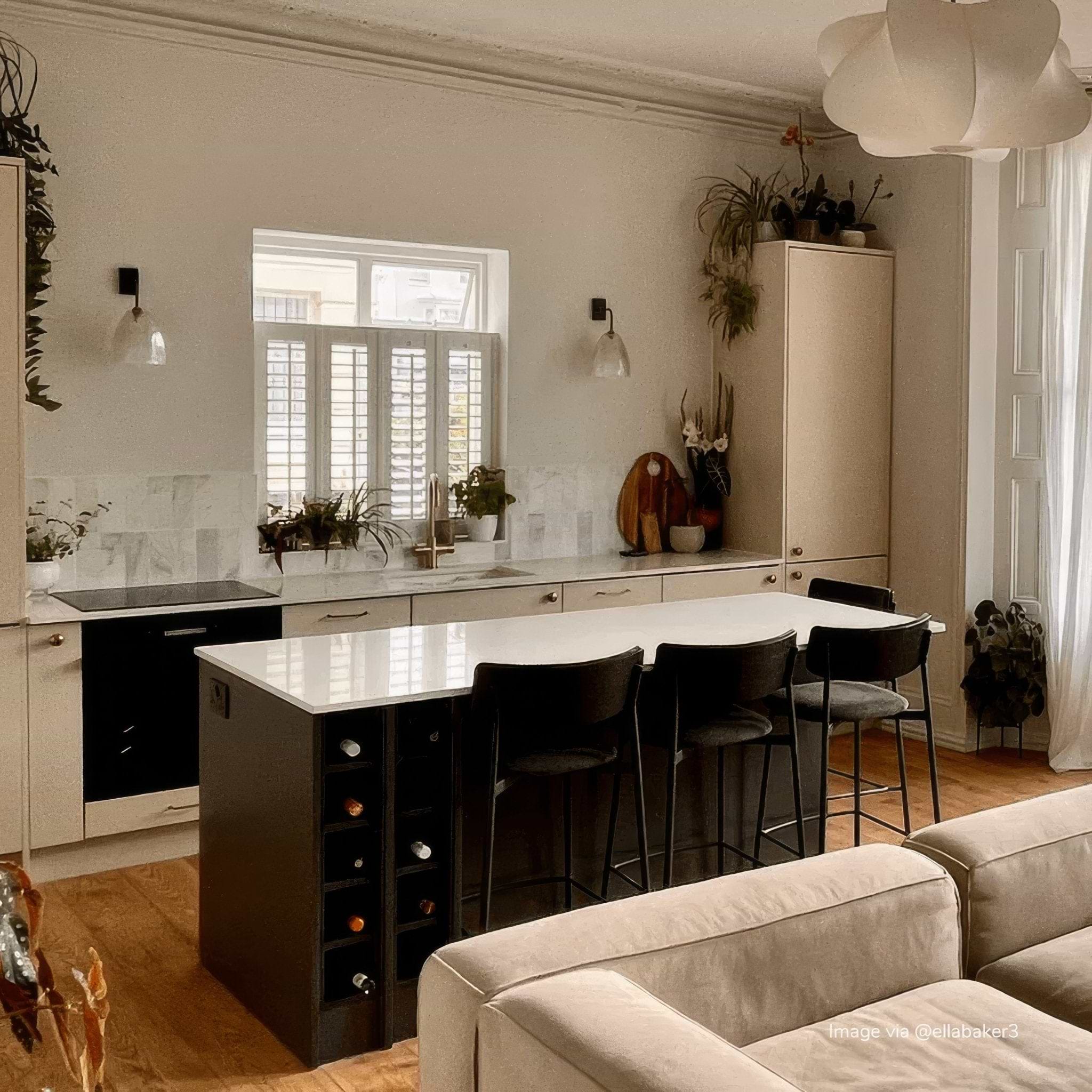 White Herringbone Honed Marble Tile - Hyperion Tiles