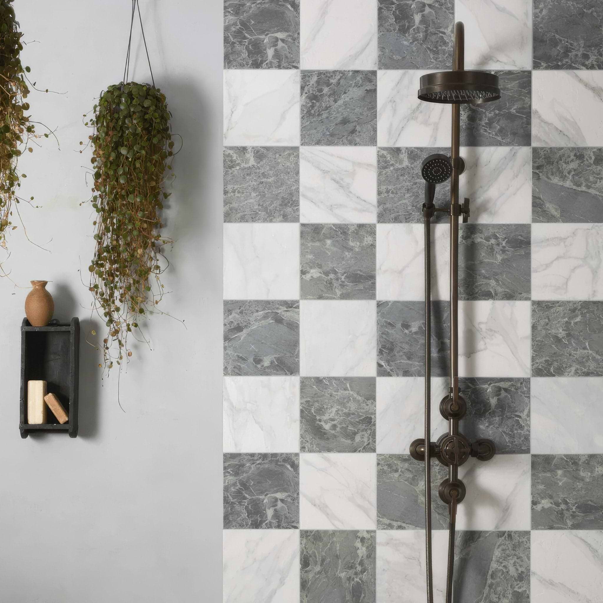 White Marble Porcelain Tile - Hyperion Tiles
