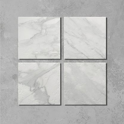 White Marble Porcelain Tile - Hyperion Tiles